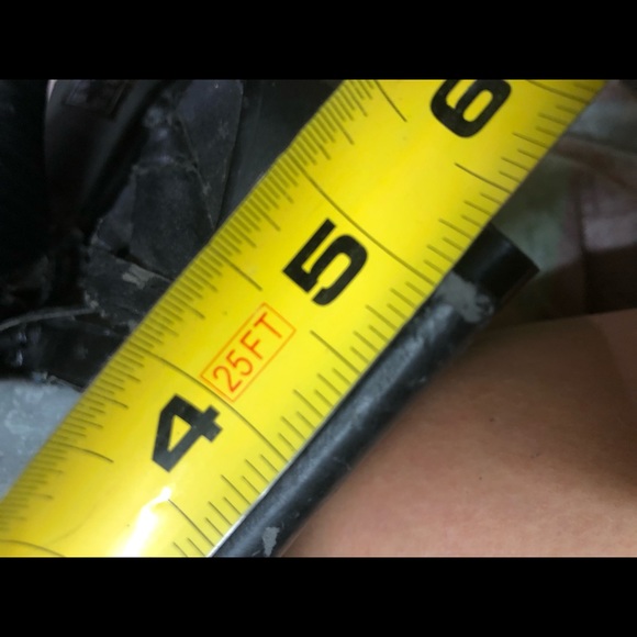 541 Black worn heels platforms size 6 - Picture 11 of 11